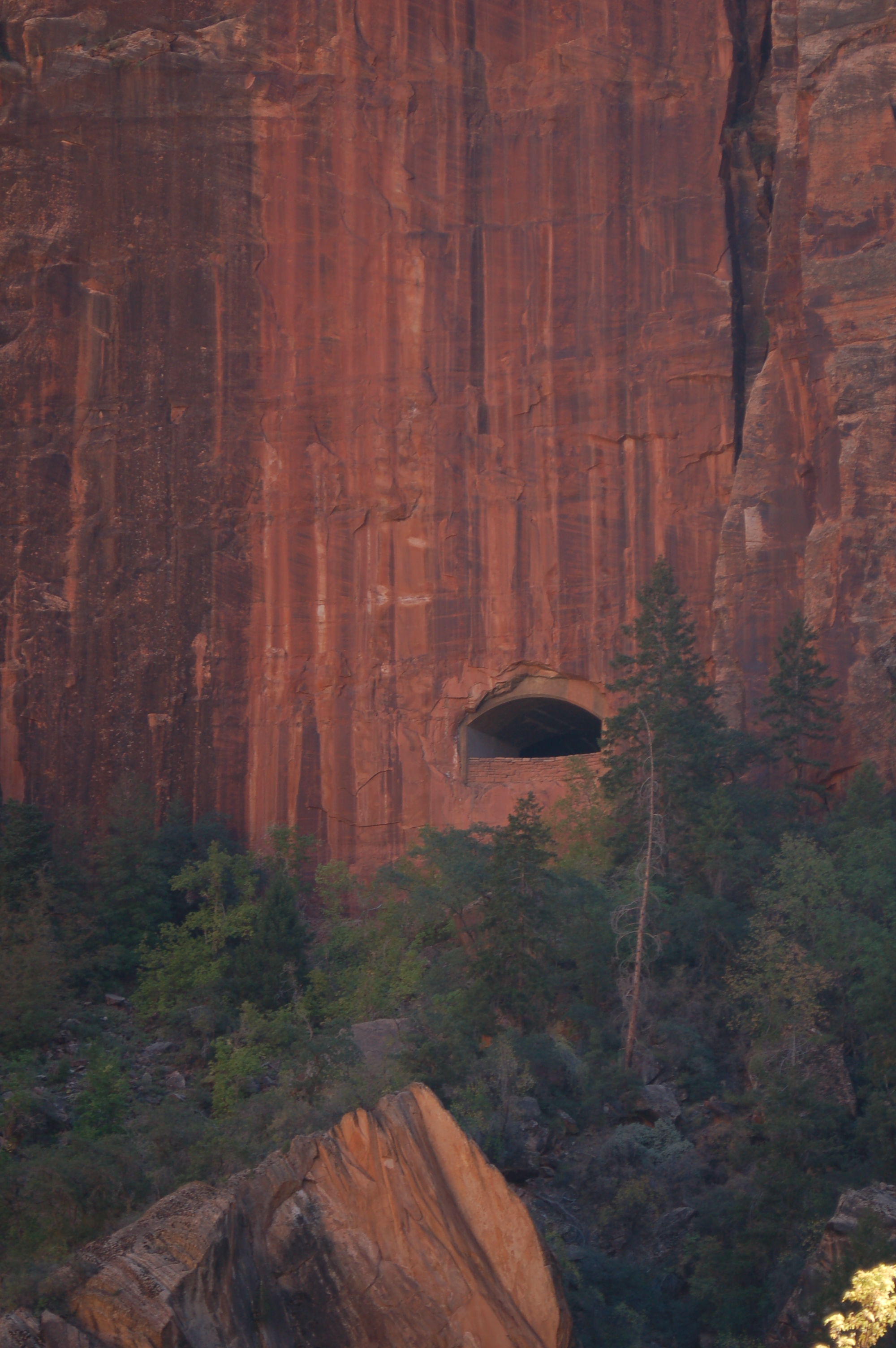 a tunnel window